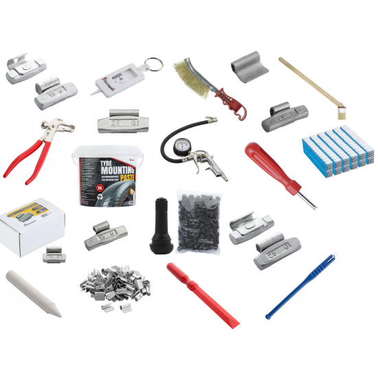 Tire fitting kit