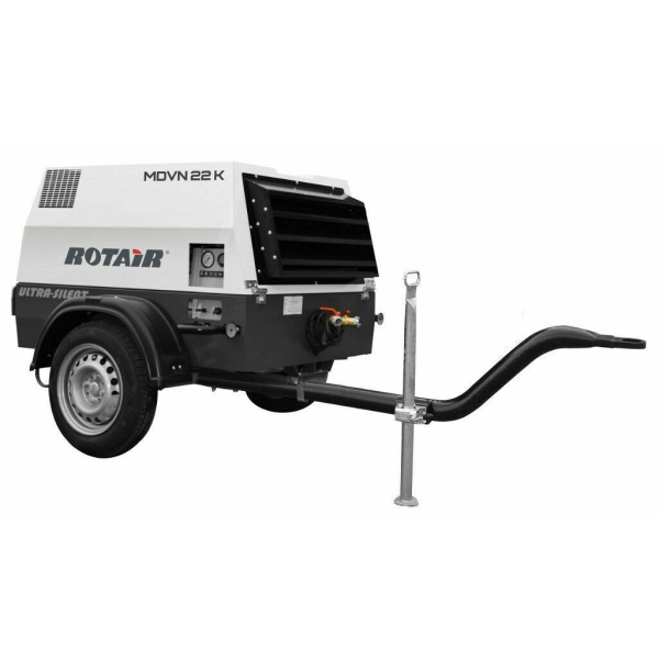 Mobile diesel air compressor Rotair MDVN 22 K