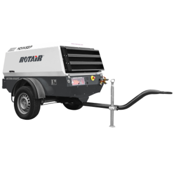 Mobile diesel air compressor Rotair MDVN 46 ECO5