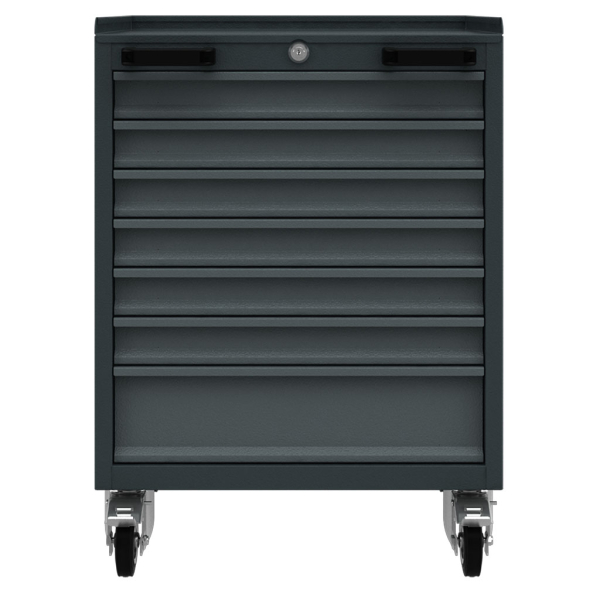 Mobile workshop cabinet with seven drawers Valkenpower