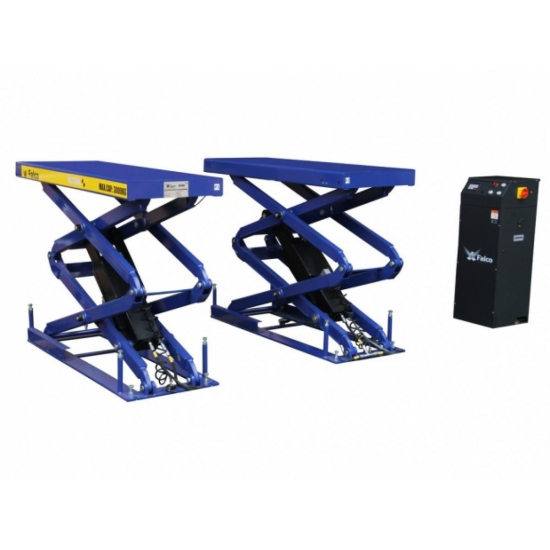 Fully automatic scissor lift Valkenpower 3000 kg, 400 V.