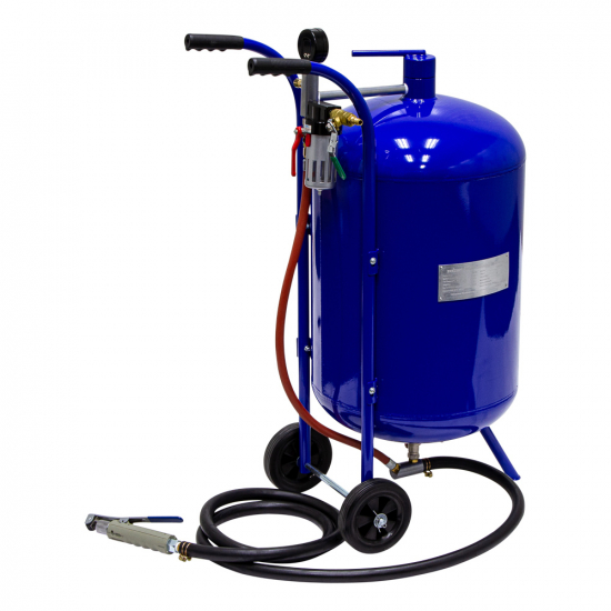 Mobile sandblaster 75L