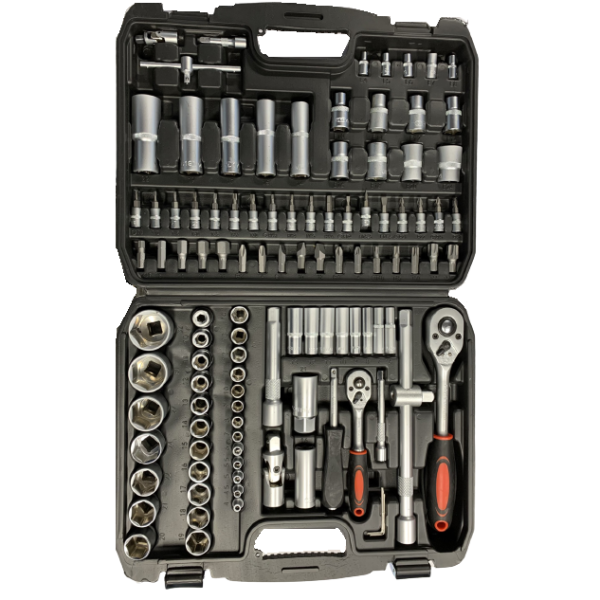 Set of heads 1/4 "+ 1/2" 108pcs.