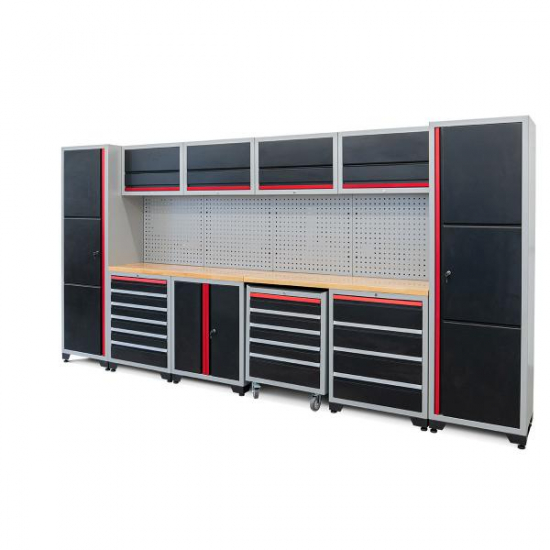 Professional workshop cabinet system Weber 16 pcs