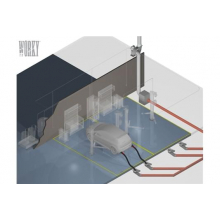 In-floor exhaust fume extraction systems