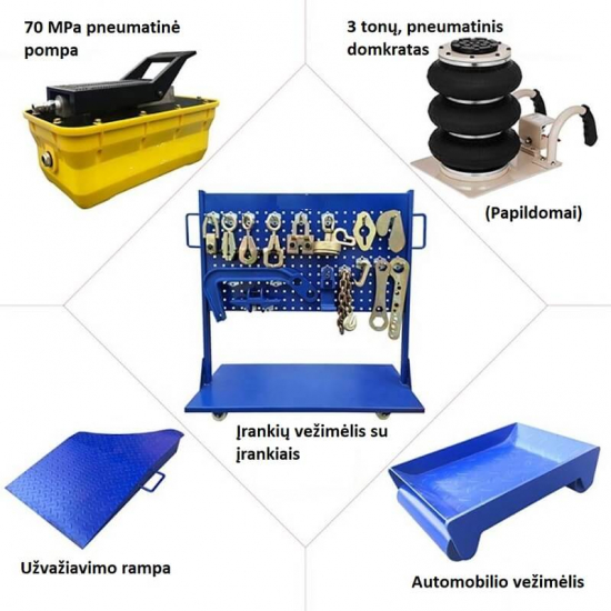 Kėbulų lyginimo stendas MX–8G