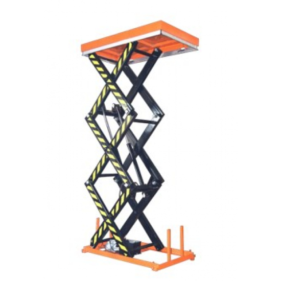 Hydraulic triple scissor lift 1-2t