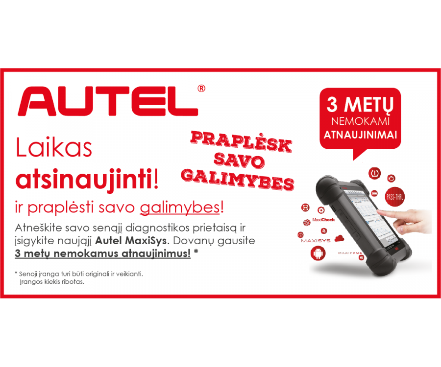 AUTEL VASAROS AKCIJA – PRAPLĖSK SAVO GALIMYBES!