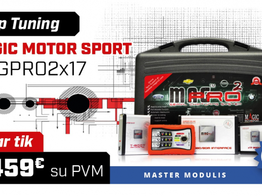 Profesionali čipavimo įranga Magic MotorSport MAGPro2x17 dabar už velniškai gerą kainą!